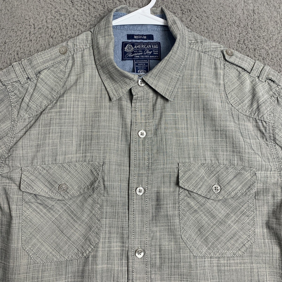 Spread Collar Rigs And Rags Denim Shirts American Rag Shirt Mens