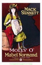 MOLLY O'  MOVIE POSTER 11 BY 17 INCH MACK SENNETT 1921 With Hard Plastic Holder