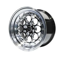 Vms Revolver Polished Lip Chrome Rivets Rim Wheel 15x8 4x100 4x114.3 Vwre001