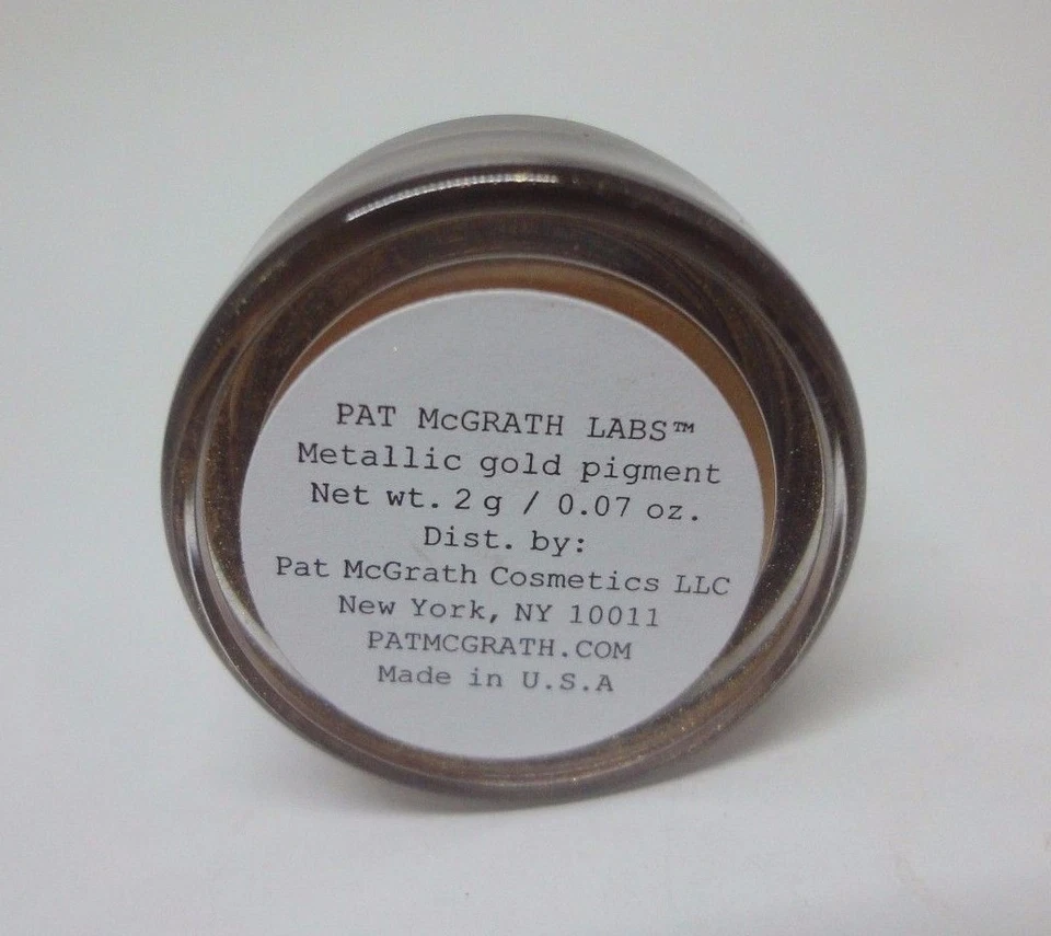 Pat McGrath Labs METALLIC GOLD pigment 0.07 oz 2 g SEALED - Image 2 of 2