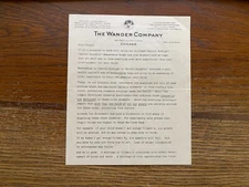 Captain Midnight VINTAGE The Wander Company  Membership Pamphlet FOR MOTHER