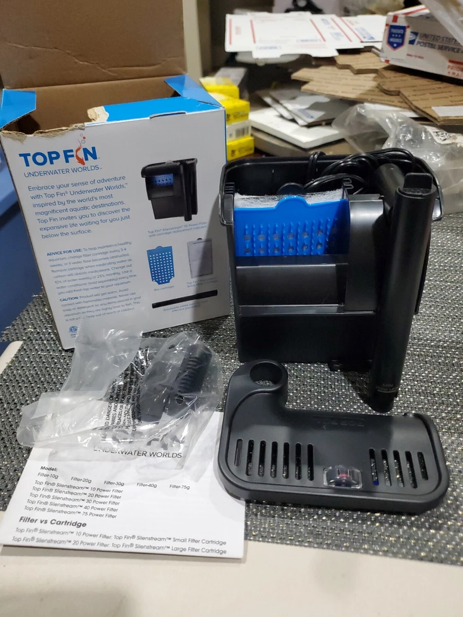 Top Fin Silentstream PF10 Power Filter 5-10 gallon Aquarium. NEW