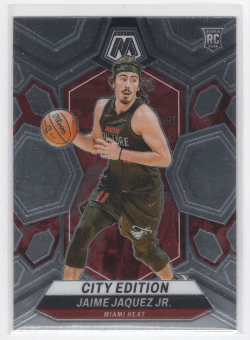 #280 2023-24 Mosaic BASE Jaime Jaquez Jr. RC Heat