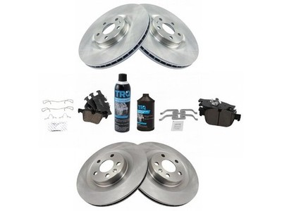 For 2019 Volvo V60 Brake Pad and Rotor Kit Front and Rear 95237HZHR Brake Rotor