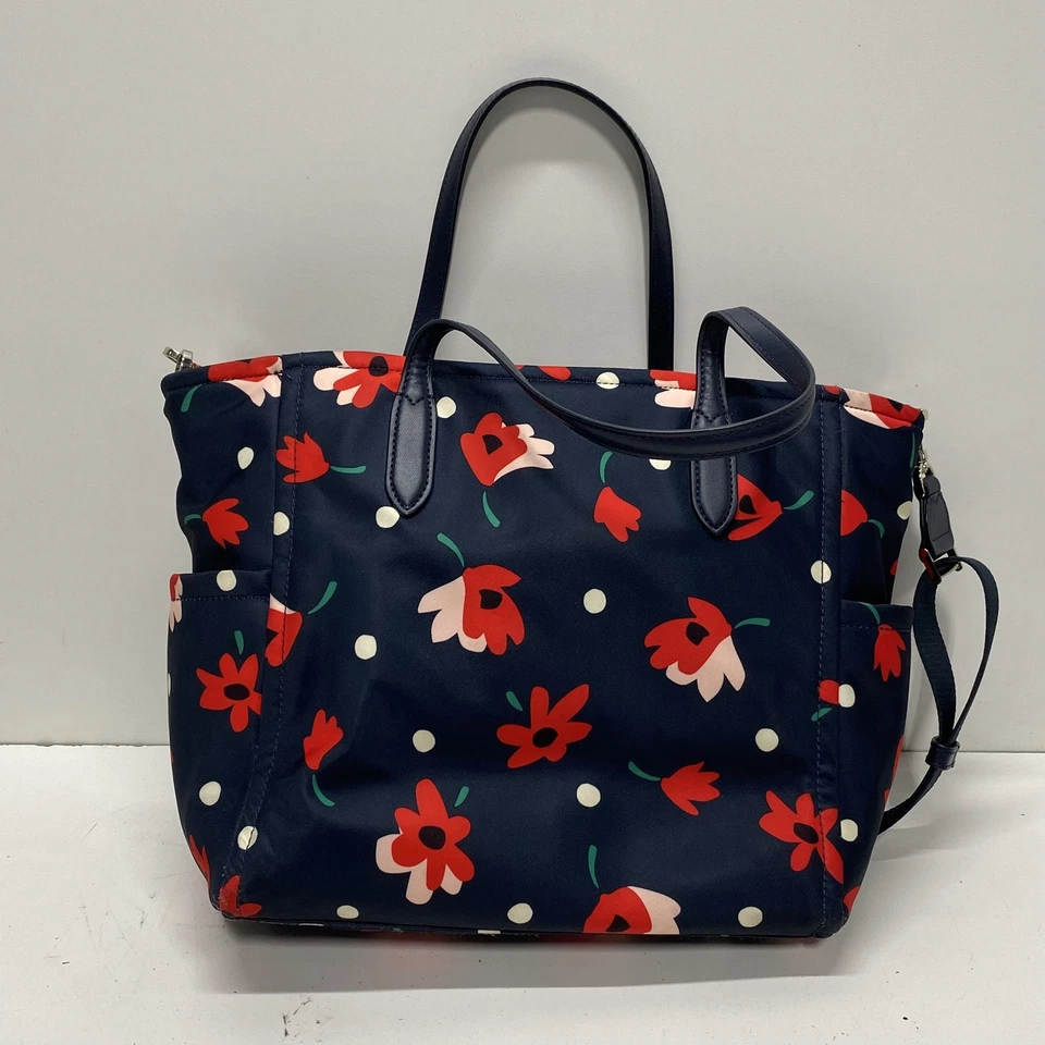 Сумка наплечная Kate Spade цветочный узор в горошек - Изображение 3 из 4