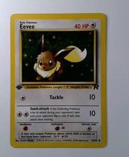 Eevee 55/82 Common Team Rocket Pokemon 1st Edition Near Mint 55/82 on eBay