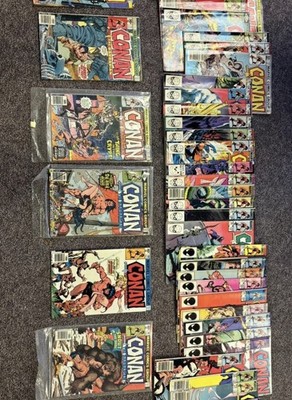 Conan the Barbarian 57 comics mostly in order. Some Gaps
