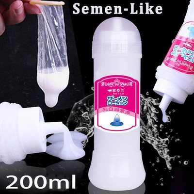 Spunk Lubricant - Large Bottle Hybrid Lube Cum Jizz Fake Sperm Lube Sex Aid