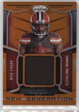 2018 Certified New Generation Jerseys Mirror Orange /399 Nick Chubb #14 07ol