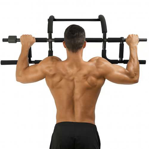 Multi Pull Up Bar Pull Push Up Workout Fitness Training Home Gym Doorway Bar-New - Picture 4 of 10