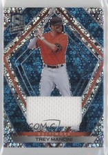 2020 Panini Chronicles Spectra Neon Blue Prizm Swatches /99 Trey Mancini #8 0m0g