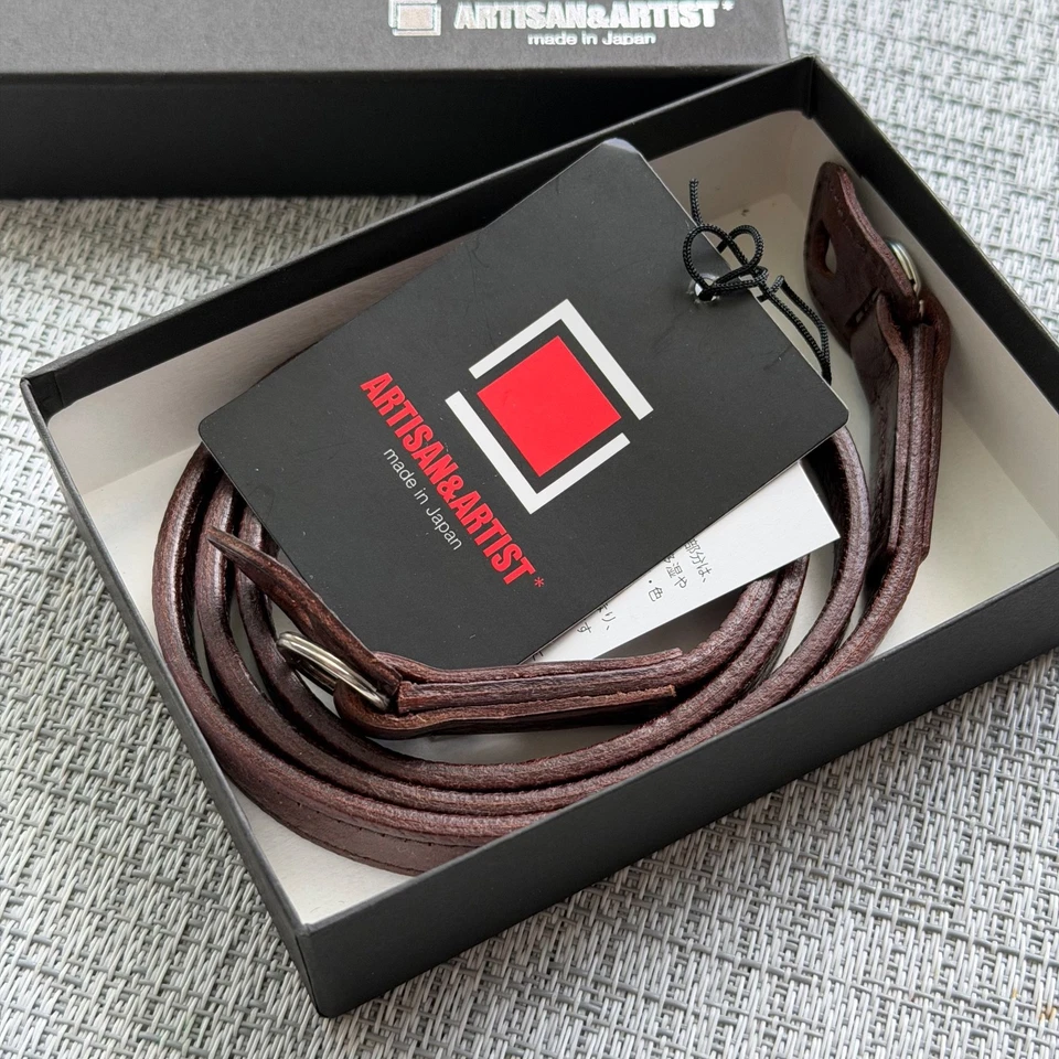 Artisan & Artist - ACAM 280 - Leather Camera Strap (Dark Brown), BOX, JAPAN MADE - Image 3 of 4