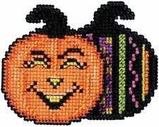 MILL HILL Magnet ORNAMENT Beaded Cross Stitch Kit PUMPKIN PATCH