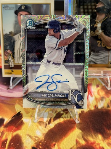 2025 Bowman - Chrome Prospect Mega Box Autographs Jac Caglianone #BMA-JC (RC) - Bild 1 von 3