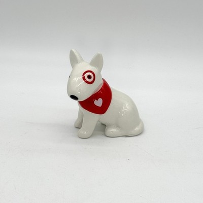 Target Spritz Ceramic Valentine s Day Bullseye Mascot Dog Figurine NEW