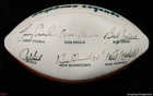 Larry Csonka, Bob Griese Signed Wilson Dolphins NFL Football AUTO JSA COA