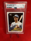 1989 Topps Traded Ken Griffey Jr Seattle Mariners Rookie Card Baseball PSA 7