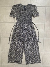 Vintage 80s 90s Floral Molly Malloy Jumpsuit