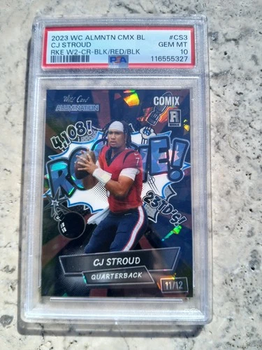 2023 WC Alluminations CMX Bl Cj Stroud Gem Mint PSA 10