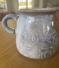 A Crich Studio Pottery Mug by Diana Worthy. A Beautiful  Vintage unused piece. 