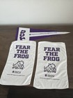 TCU Horned Frogs Football Fan Lot: 3 Cups, Fear the Frog Koozie, 2 Towels — photo 2