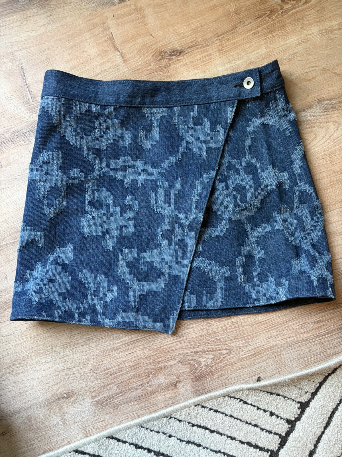 Rag & Bone Denim Marine Wrap Skirt Womens Size: Petite