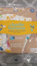 Charlie Banana Reusable Swim Diaper Washable Easy On and Off Size S