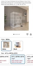 Cat Cage Enclosure 41 By 28 By 55
