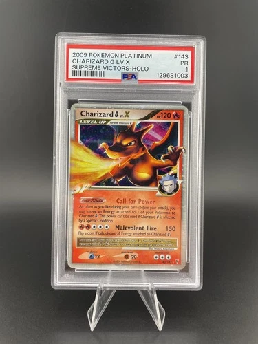 Charizard G LV. X 143/147 Supreme Victors PSA 1