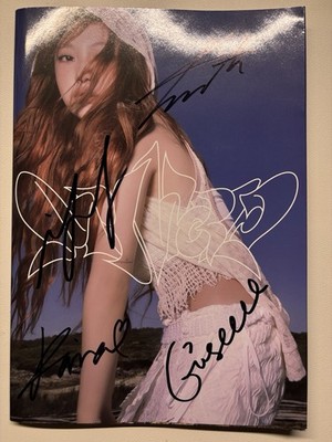 aespa NINGNING(ニンニン) autograph サイン aespa [MY WORLD] All Member Autographed Signed Album Ningning ver