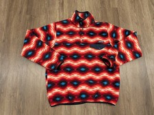 Patagonia Synchilla Snap-T Fleece Pullover Women's Medium - Aztec Geometric