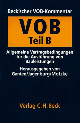 Beck'scher VOB-Kommentar. Gesamtwerk. Teile A, B und C mit Loseblatt-Ergänzungso