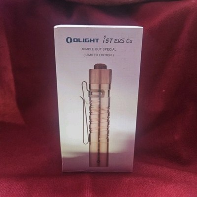 Olight i5T EOS Cu Copper LED Flashlight 300 Lumens AA IPX8 Clip Limited Ed
