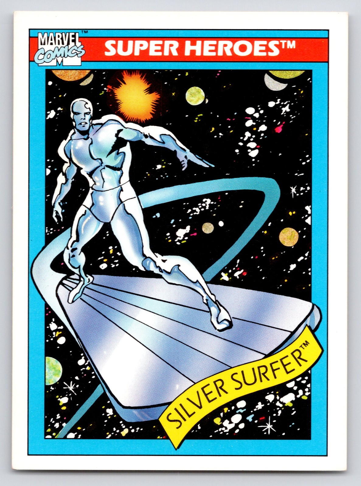 1990 Impel Marvel Universe #32 Silver Surfer