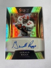 Panini 2021 Select Signatures Gerald Riggs Auto #SSP-GRI Atlanta Falcons