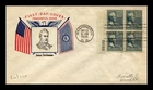 US COVER JAMES BUCHANAN PRESIDENTIAL SERIES FDC SCOTT 820 PLATE BLOCK