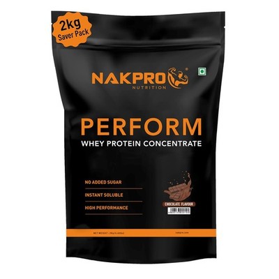 Nakpro Performance Whey Protein Konzentrat Schokolade Geschmack 2kg Pulver