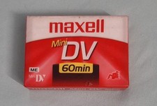 MAXELL Mini DV Digital Video Cassette Tape 60 Minutes Sealed New Made In Japan