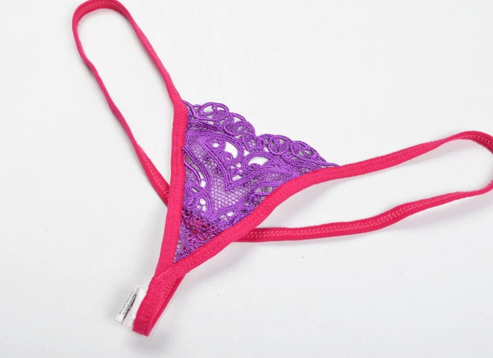 Tanga Sexy Micro Encaje Comadreja Malvada Raro Talla L Foto 2 de 4