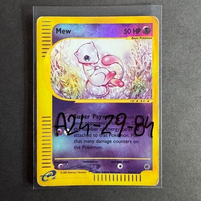 MEW #55/165 Holo Reverse Eng Expedition E-Series 2002 - Pokemon