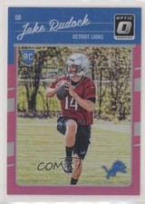 2016 Donruss Optic Rookies Pink Jake Rudock #118 07u9