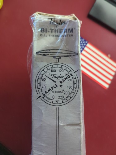 Taylor Precision - Bi-Therm Thermometer (1-Inch Dial) Test Thermometer - Picture 3 of 4