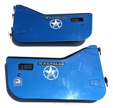 Jeep Half Doors Yj Cj7 Wrangler Factory Blue Steel Door Free Shipping