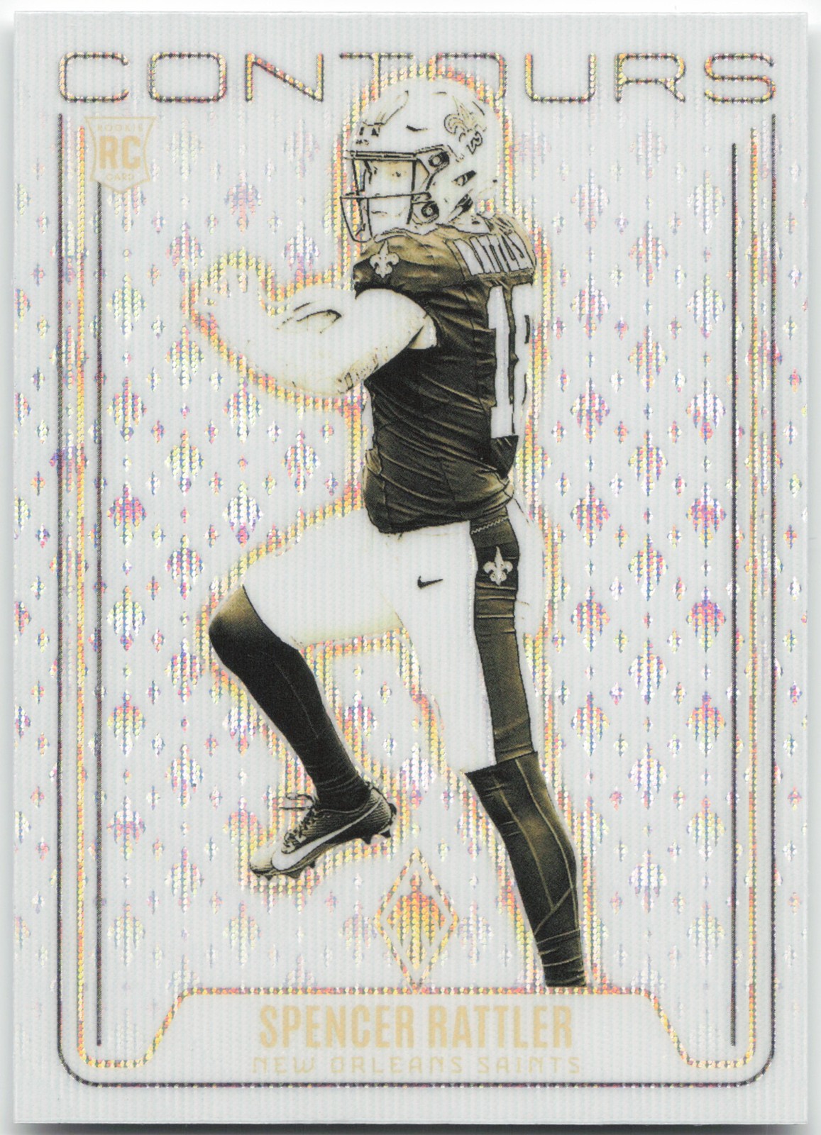 2024 Panini Phoenix #CON-SRR Spencer Rattler Contours Wave