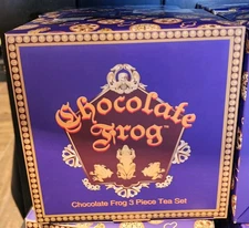 Universal Studios Wizarding World Of Harry Potter Chocolate Frog 3pc Tea Set New