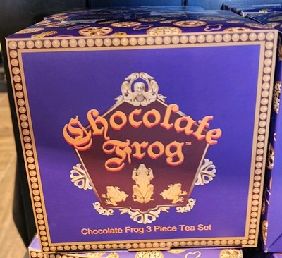 Universal Studios Wizarding World Of Harry Potter Chocolate Frog 3pc Tea Set New