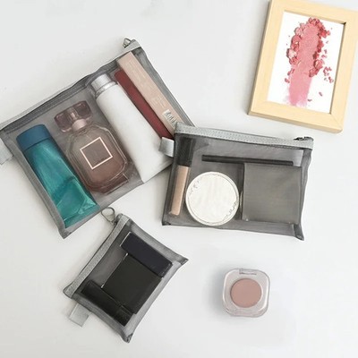 Mesh Make-up Tasche Reise Organizer Kosmetikbeutel Damen Aufbewahrung
