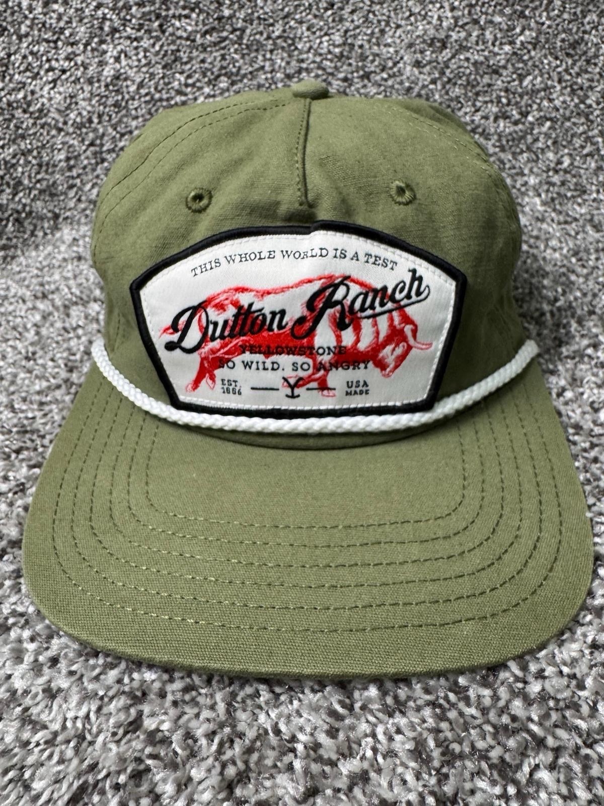 Dutton Ranch Yellowstone Hat Cap Snapback One SIz… - image 1
