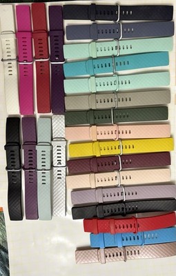 FITBIT  CHARGE 4 Assorted Silicone Metal Mesh Two-Piece Watch Bands Multicolor