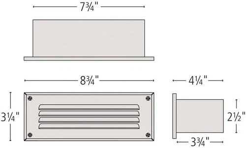 Hinkley 8 3/4" Wide Bronze Louvered LED Landscape Deck Light - Picture 3 of 8